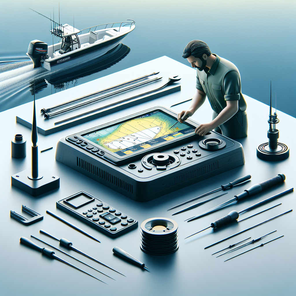 Fischfinder-Installation